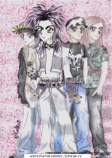 ji una cu toata formatzia tokio hotel!! :nebun: cartoons pixx with bill...&co
